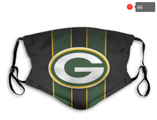 NFL Green Bay Packers #7 Dust mask with filter->nfl dust mask->Sports Accessory